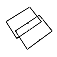 1550EEGASKET (1550 Series IP66 Sealing Kits - Hammond) - Black - 172mm x 121mm x 3mm - EVA Foam - IP66