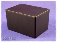 1550FBK (1550 Series Enclosures - Hammond) - Black - 171mm x 121mm x 101mm - Aluminium (Die-Cast Alloy) - IP54