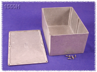 1550H (1550 Series Enclosures - Hammond) - Silver - 222mm x 146mm x 101mm - Aluminium (Die-Cast Alloy) - IP54