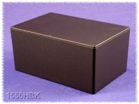 1550HBK (1550 Series Enclosures - Hammond) - Black - 222mm x 146mm x 101mm - Aluminium (Die-Cast Alloy) - IP54