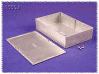 1550J (1550 Series Enclosures - Hammond) - Silver - 275mm x 175mm x 62mm - Aluminium (Die-Cast Alloy) - IP54