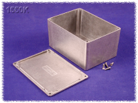 1550K (1550 Series Enclosures - Hammond) - Silver - 140mm x 102mm x 72mm - Aluminium (Die-Cast Alloy) - IP54