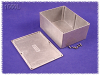 1550L (1550 Series Enclosures - Hammond) - Silver - 165mm x 128mm x 72mm - Aluminium (Die-Cast Alloy) - IP54