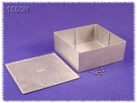 1550N (1550 Series Enclosures - Hammond) - Silver - 250mm x 250mm x 97mm - Aluminium (Die-Cast Alloy) - IP54