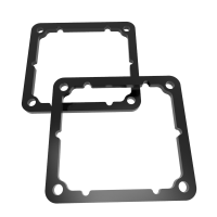 1550QEGASKET (1550 Series IP66 Sealing Kits - Hammond) - Black - 60mm x 55mm x 3mm - EVA Foam - IP66