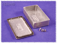 1550WB (1550 Series Enclosures - Hammond) - Silver - 115mm x 64mm x 26mm - Aluminium (Die-Cast Alloy) - IP66