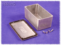 1550WD (1550 Series Enclosures - Hammond) - Silver - 115mm x 64mm x 51mm - Aluminium (Die-Cast Alloy) - IP66