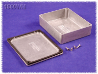 1550WM (1550 Series Enclosures - Hammond) - Silver - 120mm x 100mm x 31mm - Aluminium (Die-Cast Alloy) - IP66