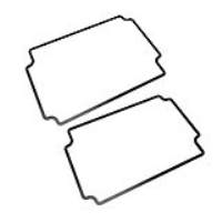 1550Z107GASKET (1550Z Series Sealing Kit - Hammond) - Black - 125mm x 80mm x 2mm - Silicone - IP66