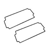 1550Z109GASKET (1550Z Series Sealing Kit - Hammond) - Black - 125mm x 80mm x 2mm - Silicone - IP66