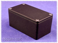 1550Z111BK (1550Z Series Enclosures - Hammond) - Black - 115mm x 66mm x 50mm - Aluminium (Die-Cast Alloy) - IP66