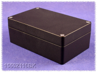 1550Z116 (1550Z Series Enclosures - Hammond) - Natural - 161mm x 100mm x 40mm - Aluminium (Die-Cast Alloy) - IP66