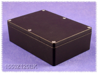 1550Z120BK (1550Z Series Enclosures - Hammond) - Black - 171mm x 121mm x 45mm - Aluminium (Die-Cast Alloy) - IP66