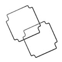 1550Z137GASKET (1550Z Series Sealing Kit - Hammond) - Black - 222mm x 146mm x 2mm - Silicone - IP66