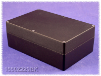 1550Z220BK (1550Z Series Enclosures - Hammond) - Black - 223mm x 147mm x 50mm - Aluminium (Die-Cast Alloy) - IP66