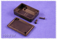 1551FBK (1551 Series Enclosures - Hammond) - Black - 50mm x 35mm x 15mm - ABS Plastic - IP54