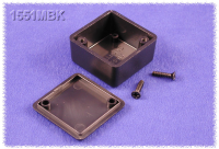 1551MBK (1551 Series Enclosures - Hammond) - Black - 35mm x 35mm x 20mm - ABS Plastic - IP54