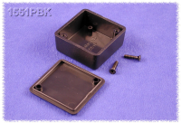 1551PBK (1551 Series Enclosures - Hammond) - Black - 40mm x 40mm x 20mm - ABS Plastic - IP54