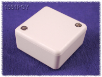 1551PGY (1551 Series Enclosures - Hammond) - Grey - 40mm x 40mm x 20mm - ABS Plastic - IP54