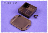 1551RFLBK (1551 Series Enclosures - Hammond) - Black - 50mm x 50mm x 20mm - ABS Plastic - IP54