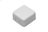 1551SNAP1WH (1551Snap Series Enclosures - Hammond) - White - 40mm x 40mm x 20mm - ABS Plastic - IP30