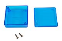 1551TTBU (1551 Series Enclosures - Hammond) - Transparent Blue - 60mm x 60mm x 20mm - ABS Plastic - IP54