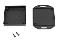 1551TTFLBK (1551 Series Enclosures - Hammond) - Black - 60mm x 60mm x 15mm - ABS Plastic - IP54