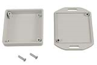 1551TTFLGY (1551 Series Enclosures - Hammond) - Grey - 60mm x 60mm x 15mm - ABS Plastic - IP54