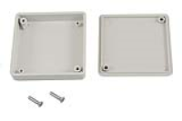 1551TTGY (1551 Series Enclosures - Hammond) - Grey - 60mm x 60mm x 15mm - ABS Plastic - IP54