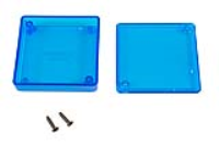 1551TTTBU (1551 Series Enclosures - Hammond) - Transparent Blue - 60mm x 60mm x 15mm - ABS Plastic - IP54