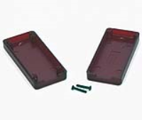 1551USB3TRD (1551USB Series Enclosures - Hammond) - Transparent Red - 65mm x 30mm x 15mm - ABS Plastic - IP54