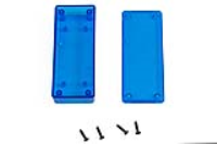 1551UTBU (1551 Series Enclosures - Hammond) - Transparent Blue - 100mm x 40mm x 20mm - ABS Plastic - IP54