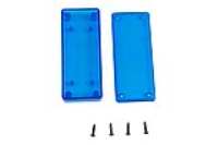 1551UUTBU (1551 Series Enclosures - Hammond) - Transparent Blue - 100mm x 40mm x 15mm - ABS Plastic - IP54