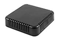 1551V4BK (1551Snap Series Enclosures - Hammond) - Black - 80mm x 80mm x 20mm - ABS Plastic - IP30