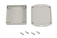 1551XFLGY (1551 Series Enclosures - Hammond) - Grey - 80mm x 80mm x 20mm - ABS Plastic - IP54