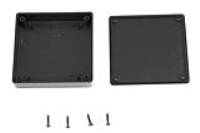 1551XXBK (1551 Series Enclosures - Hammond) - Black - 80mm x 80mm x 15mm - ABS Plastic - IP54