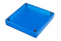 1551XXTBU (1551 Series Enclosures - Hammond) - Transparent Blue - 80mm x 80mm x 15mm - ABS Plastic - IP54