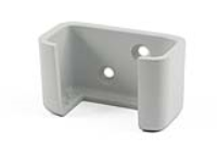 1552CHGY (1552 Series Wall-Mount Holder Kit - Hammond) - Grey - 66mm x 29mm x 33mm - ABS Plastic - IP54