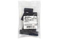 1552CPLBK-10 (1552 Series Plastic End Plates - Hammond) - Black - 51mm x 76mm x 16mm - ABS Plastic - IP54