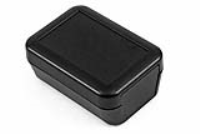 1552D1BK (1552 Series Enclosures - Hammond) - Black - 70mm x 50mm x 30mm - ABS Plastic - IP54