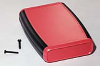 1553BRDBK (1553 Series Enclosures - Hammond) - Red / Black - 117mm x 79mm x 24mm - ABS Plastic - IP54