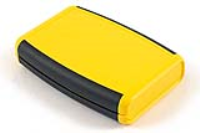 1553BYLBKBAT (1553 Series Enclosures - Hammond) - Yellow / Black - 117mm x 79mm x 24mm - ABS Plastic - IP54