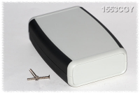 1553CGY (1553 Series Enclosures - Hammond) - Grey / Grey - 117mm x 79mm x 33mm - ABS Plastic - IP54