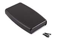 1553DBKBK (1553 Series Enclosures - Hammond) - Black / Black - 147mm x 89mm x 25mm - ABS Plastic - IP54