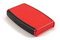 1553DRDBKBAT (1553 Series Enclosures - Hammond) - Red / Black - 147mm x 89mm x 25mm - ABS Plastic - IP54