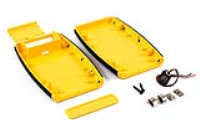 1553DYLBKBAT (1553 Series Enclosures - Hammond) - Yellow / Black - 147mm x 89mm x 25mm - ABS Plastic - IP54