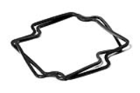 1554BGASKET (1554-55 Series Sealing Kits - Hammond) - Black - 65mm x 65mm x 3mm - Silicone - IP66