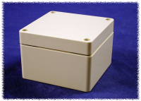 1554E2GY (1554 Series Enclosures - Hammond) - Grey - 89mm x 89mm x 61mm - Polycarbonate - IP68