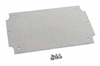 1554HPL (1554-55 Series Inner Plates - Hammond) - Galvanized - 168mm x 107mm x 1mm - 16 Gauge Steel