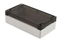 1554JL2GYSL (1554 Series Enclosures - Hammond) - Grey/Smoked - 160mm x 89mm x 46mm - Polycarbonate - IP68